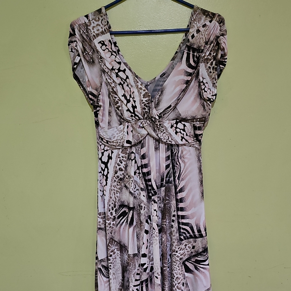 Elegant Animal Print Dress